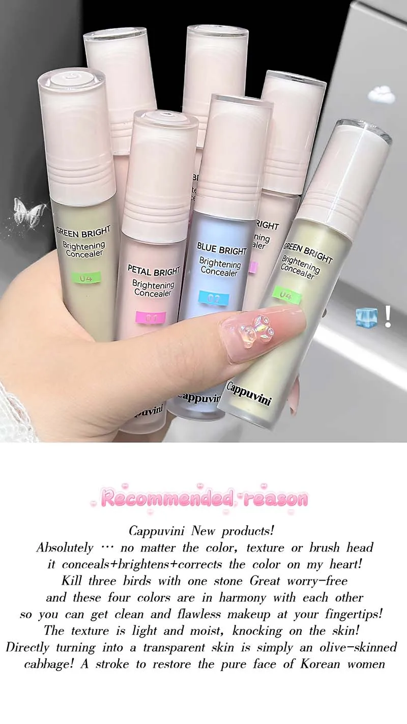 Description Picture 4 of itemLiquid Brighten Concealer Stick Face Shadow Matte Powder Highlight Contour 3D Nose Shadow Cover Spots Dark Circles Makeup