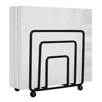 Napkin Holder for Table Freestanding Napkin Holder Dispenser Minimalist Paper Napkin Holder Iron Napkin Dispenser Reusable Table 1