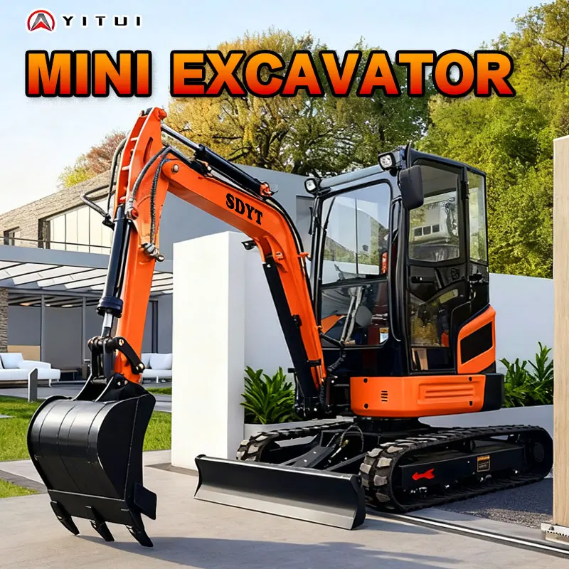 YITUI 2 Ton Mini Excavator, Multipurpose, Home Cab Model, Powerful Engine, Customized at a Discounted Price - Image 3