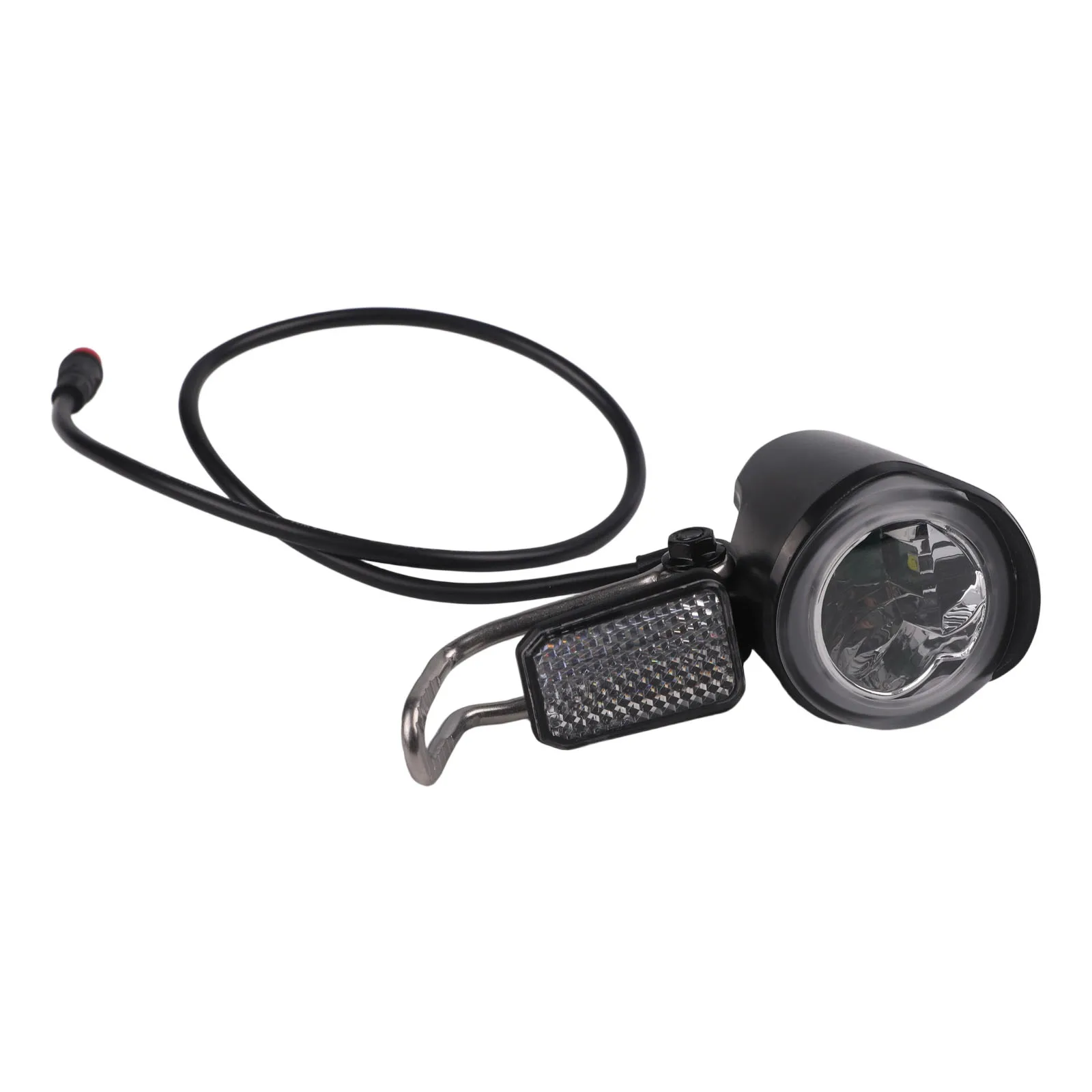 FARI BICI ELETTRICA Nero e Robusto Ebike Luce Anteriore LED Lampada