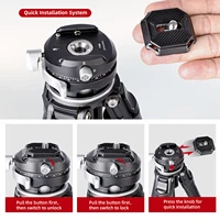 COMAN Zero F38 Compact Carbon Fiber Tripod Lightweight Travel Tripod With F38 Quick Release Plate For Dslr Camera Photography - Image 2
