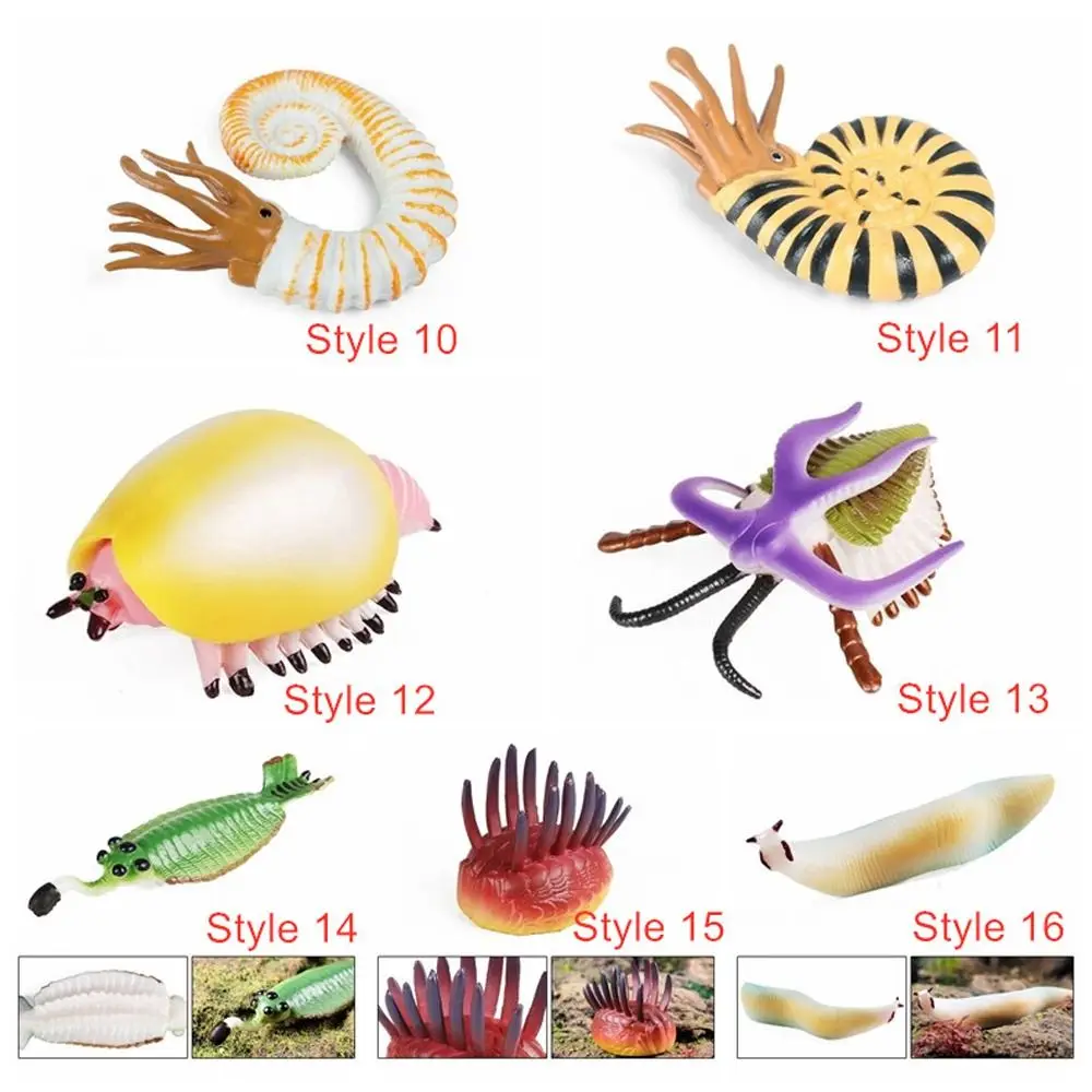 Prehistoric Ocean Animal Figure Simulation Anomalocaris Marine Life Figurines Ancient Educational Trilobite Figure Kid Toys