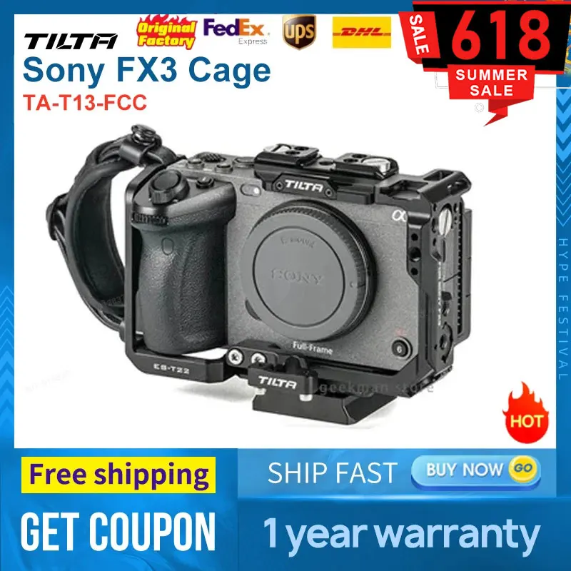 Tiltaソニーfx3カメラケージ本体サラウンド戦術的なスーツ軽量アンチスクラッチTA-T13-FCC-B TA-T13-FCC-G