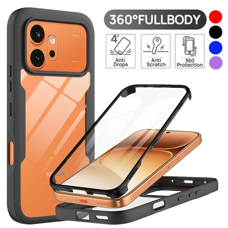 Enhanced Shockproof Full Body Protection Case with Screen Protector