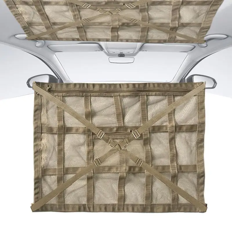 Car Ceiling Net Storage Bag Cargo Storage Net For Car Space Saving Car ...