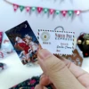 New 1/6 Christmas Gift （Scale Greeting cards, posters, postcards, bags, small gift boxes，banner）for  Dollhouse dolls Accessories 5
