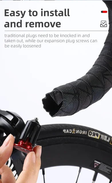 Rehaussement Guidon Vélo Rallonge Guidon Vélo OUKENS - 180mm - Alliage Aluminium - Pour Fourche 28,6mm Extension Potence Vélo