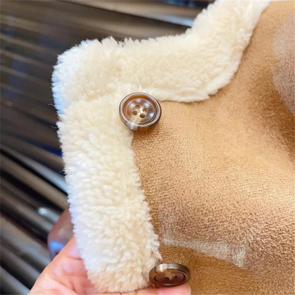 ZAFILLE Newest Kids Girls Thickened Vest Coat Berber Fleece Baby Jackets Fashion Toddler Boys Clothes Winter Children's Outfits