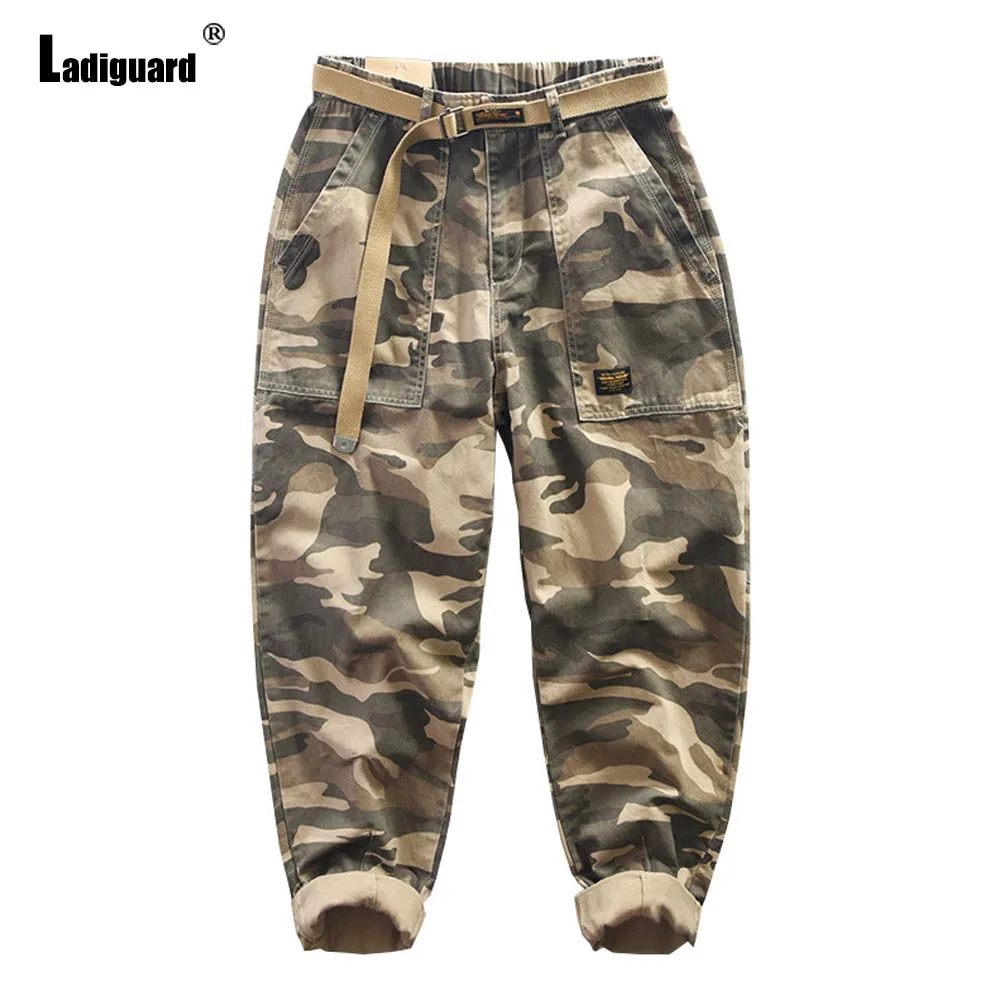 

Ladiguard Plus Size Mens Camouflage Trouser High Quality 2024 New Spring Fashion Cargo Pants Outdoor Casual Sweatpants Hommes