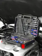  WORKPRO Car Repair Tool Set Mechanic Tool Kits Screwdrivers Ratchet Spanner Wrenches Sockets 