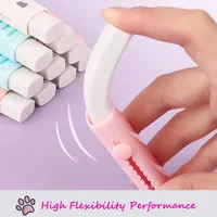 1-8Pcs New! Kawaii Cat Paw Rubber Erasers Retractable Pencil Eraser for Kids Students School Home Office Writing Drawing 4