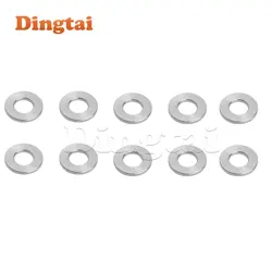 Dingtai Titanium Flat Spacer Washers for Bicycles and Motorcycles - Set of 5/10 PCS (Titanium 10PCS)