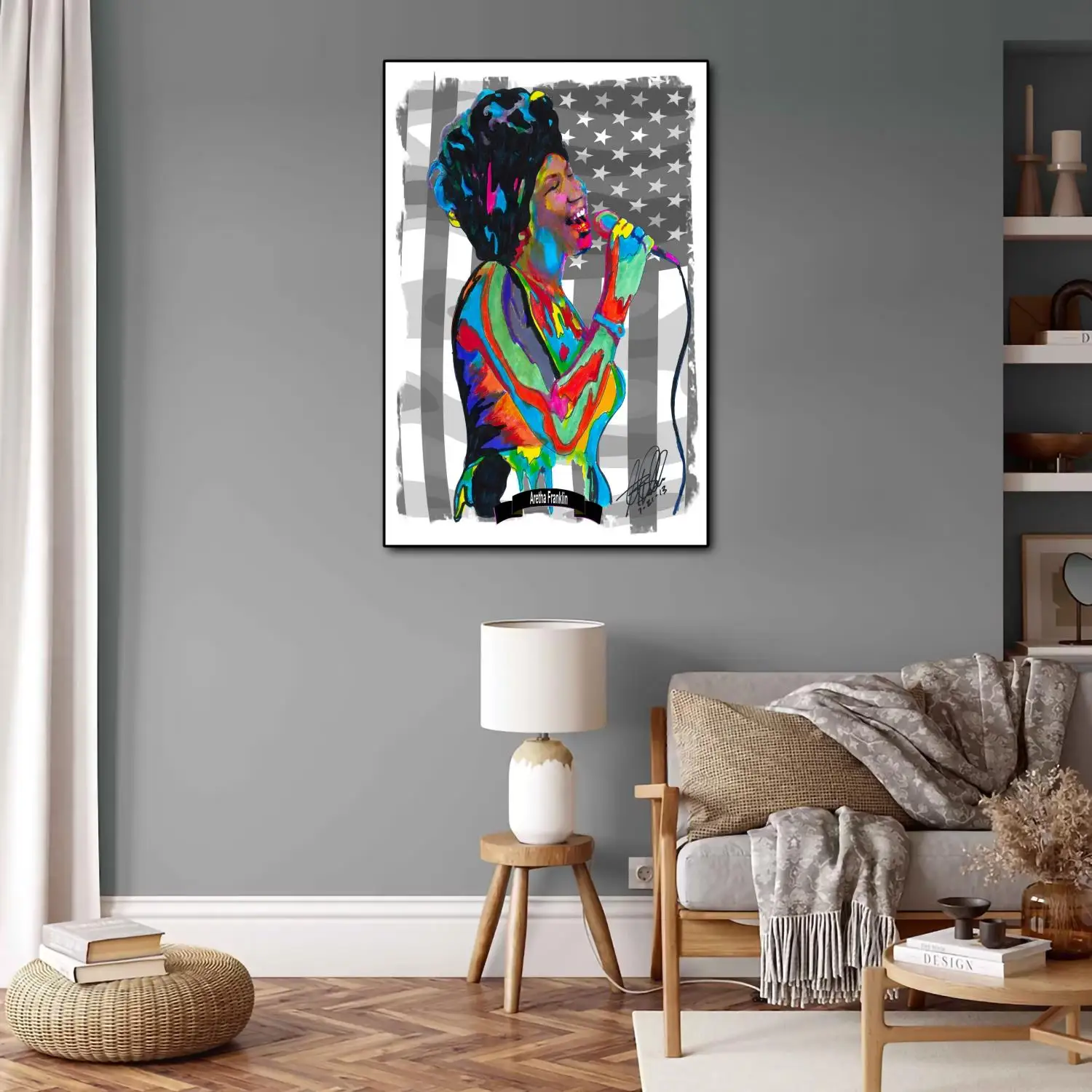 額装品/アレサ フランクリン/アート/ポスター/インテリア 額装品/アレサ フランクリン/アート/ポスター/インテリア 額装品
