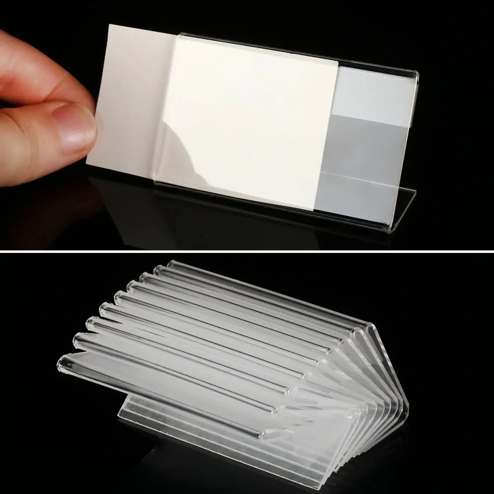 Acrylic Transparent Acrylic Sticker Holder Transparent 2-in-1 Memo