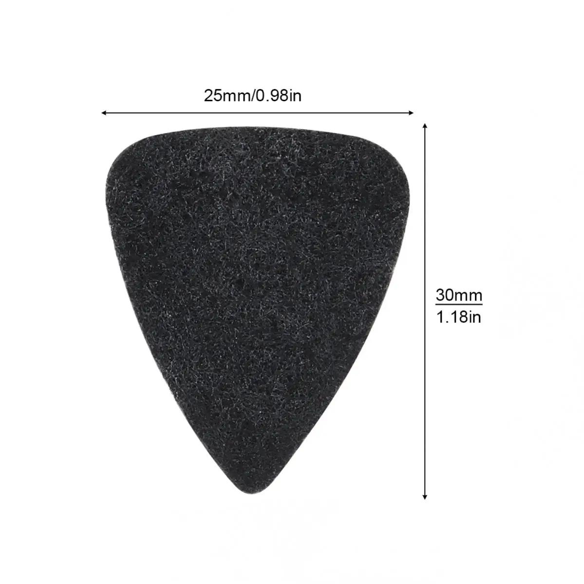 Guitar picks 3mm thickness soft felt ukulele pick plectrum 1/3/10 PCS for concert soprano tenor ukulele 21 23 26
