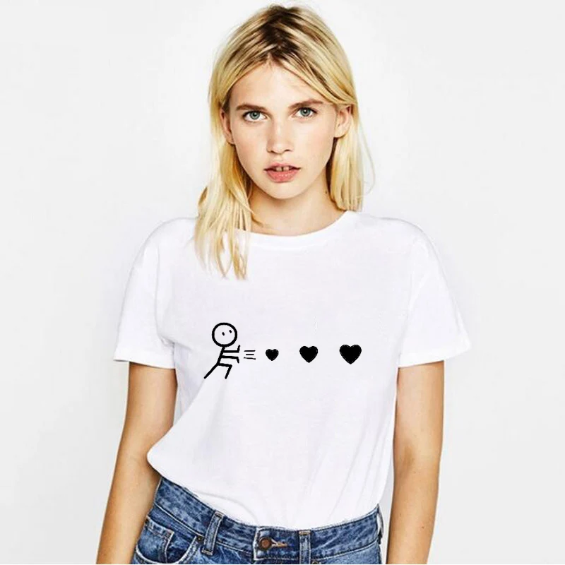 

Хлопковая футболка с коротким рукавом в уличном стиле, женская повседневная одежда с графическим рисунком, Новое поступление, забавные летние топы, женская футболка