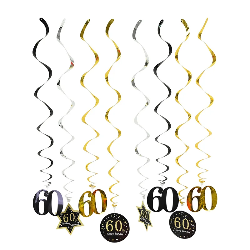 6 Pcs Décor De Gurlande Tourbllon Suspendu Noël Décoratons D'arbre | EBay