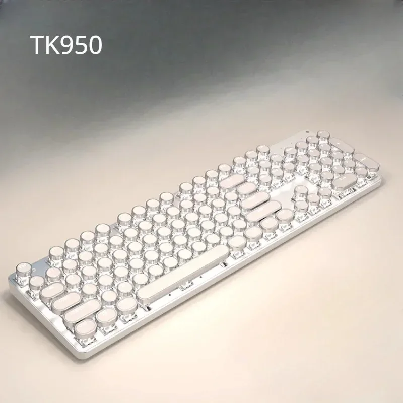 メカニカルキーボードEWEADN-TK950ワイヤレス,Bluetooth,3モード,rgb 