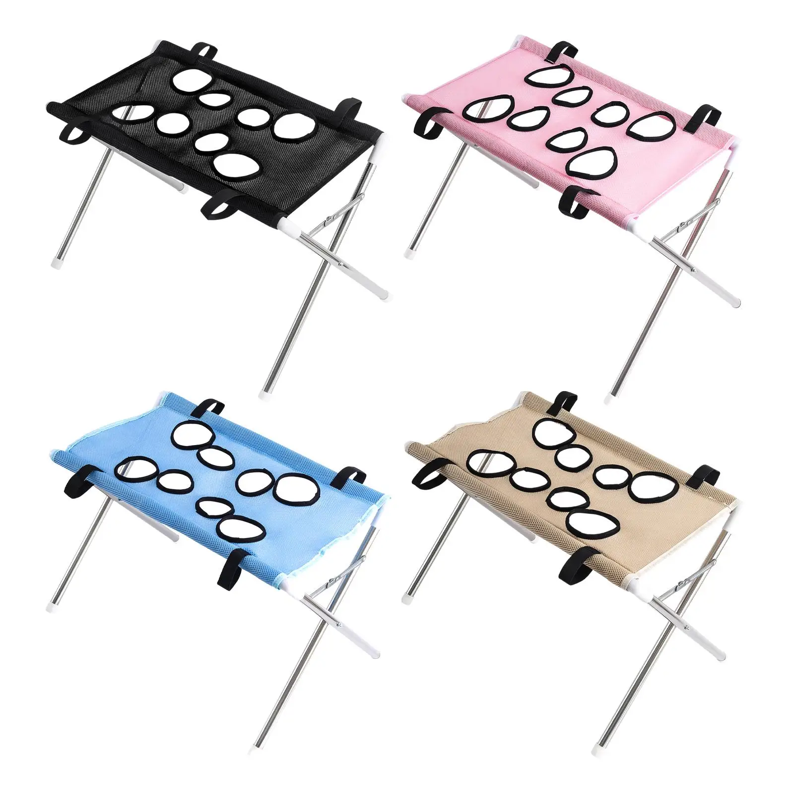 Pet Grooming Hammock with Eight Hole Hanging Harness Cat Grooming Sling for Ear Cleaning Nail Trimming Pet Grooming Hammock with Eight Hole Hanging Harness Cat Grooming Sling for Ear Cleaning Nail Trimming
