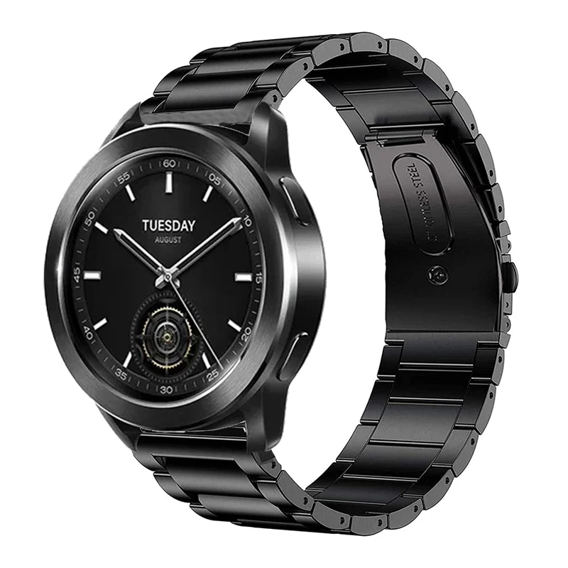 

Ремешок из нержавеющей стали для смарт-часов Xiaomi Watch S3, металлический браслет для наручных часов Xiaomi Watch S2 46 мм 42 мм/S1 Pro Active, 22 мм