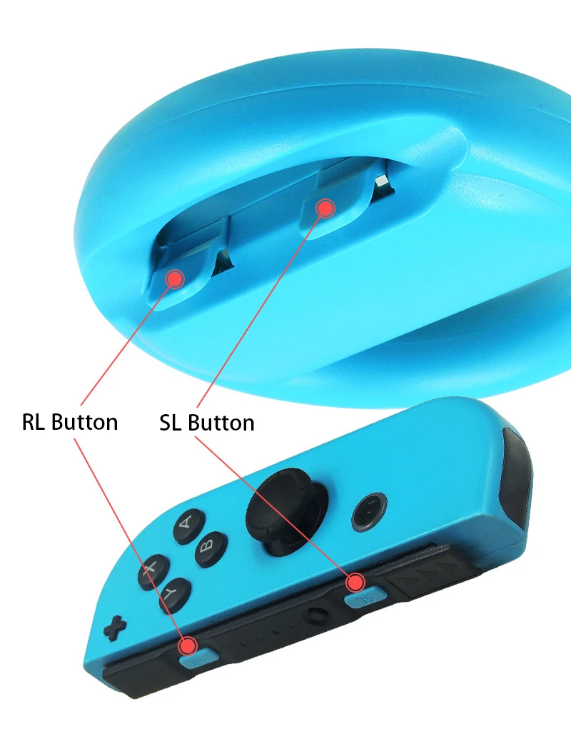 NS Steering Wheel Kit for Switch Joy-Con Controller Professional Racing Game Controller Joy-Con Steering Wheel Grip Case