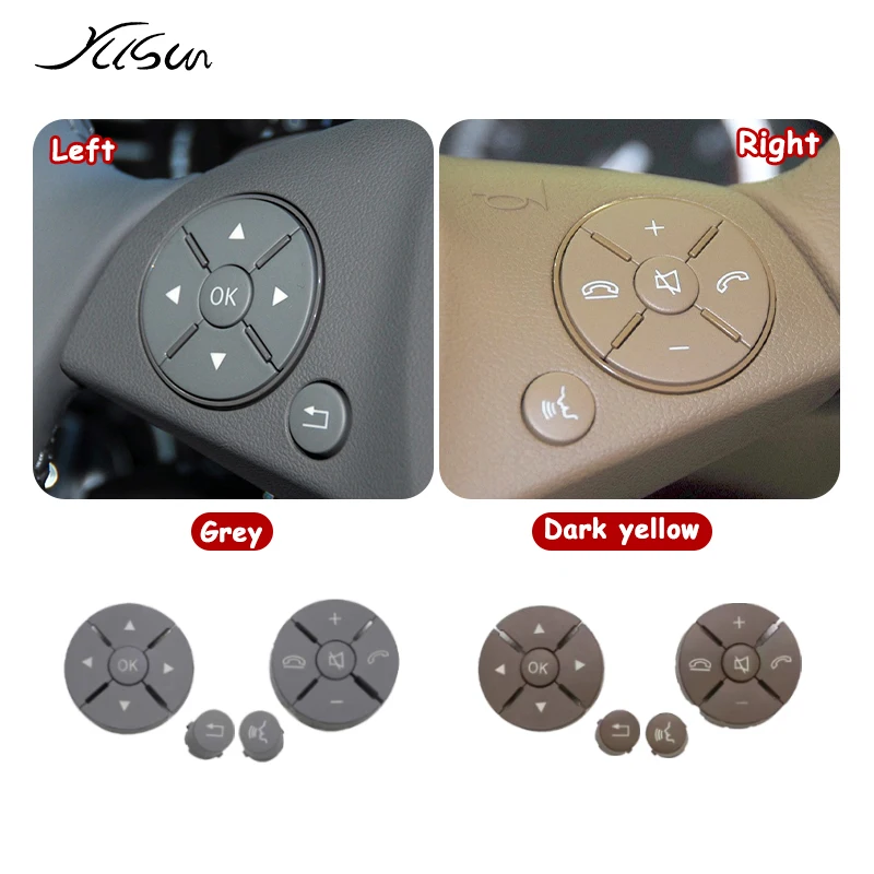 The multifunctional steering wheel buttons for Mercedes Benz C E