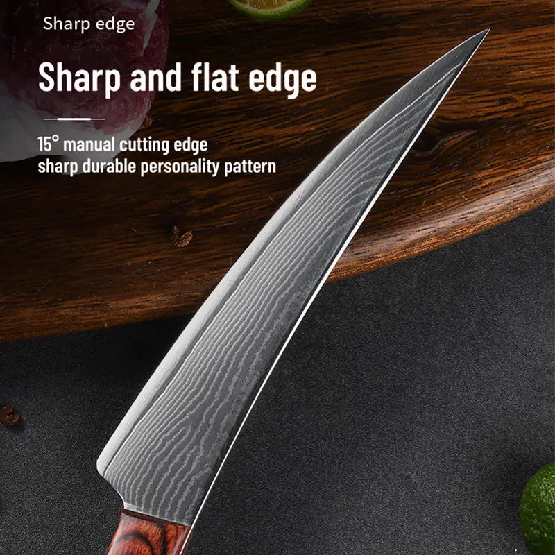 5.5 Damascus Steel Boning Knife Meat Cleaver 4