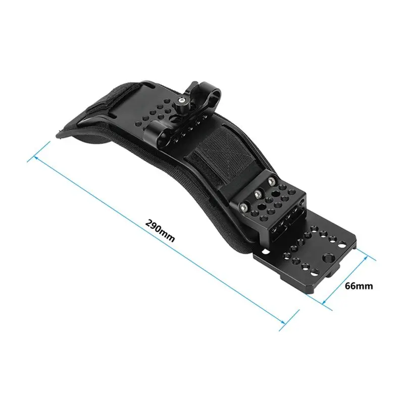 강력 추천- VCT-U14 삼각대 어댑터용 V-웨지 마운트 15Mm LWS 로드 클램프가 있는 인체공학적 어깨 패드 마운트