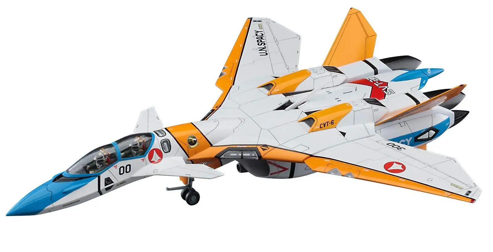 Hasegawa 1/72 Mlross Plus Vf-11D Thunderbolt Svt-27 Kit Modello Bluetail 65869