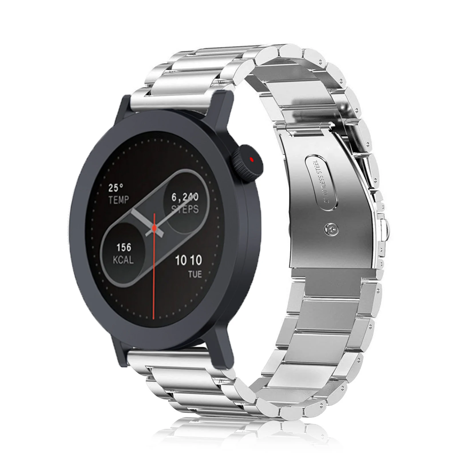 Stainless Steel Metal Watch Band Bracelet - Premium Accessory