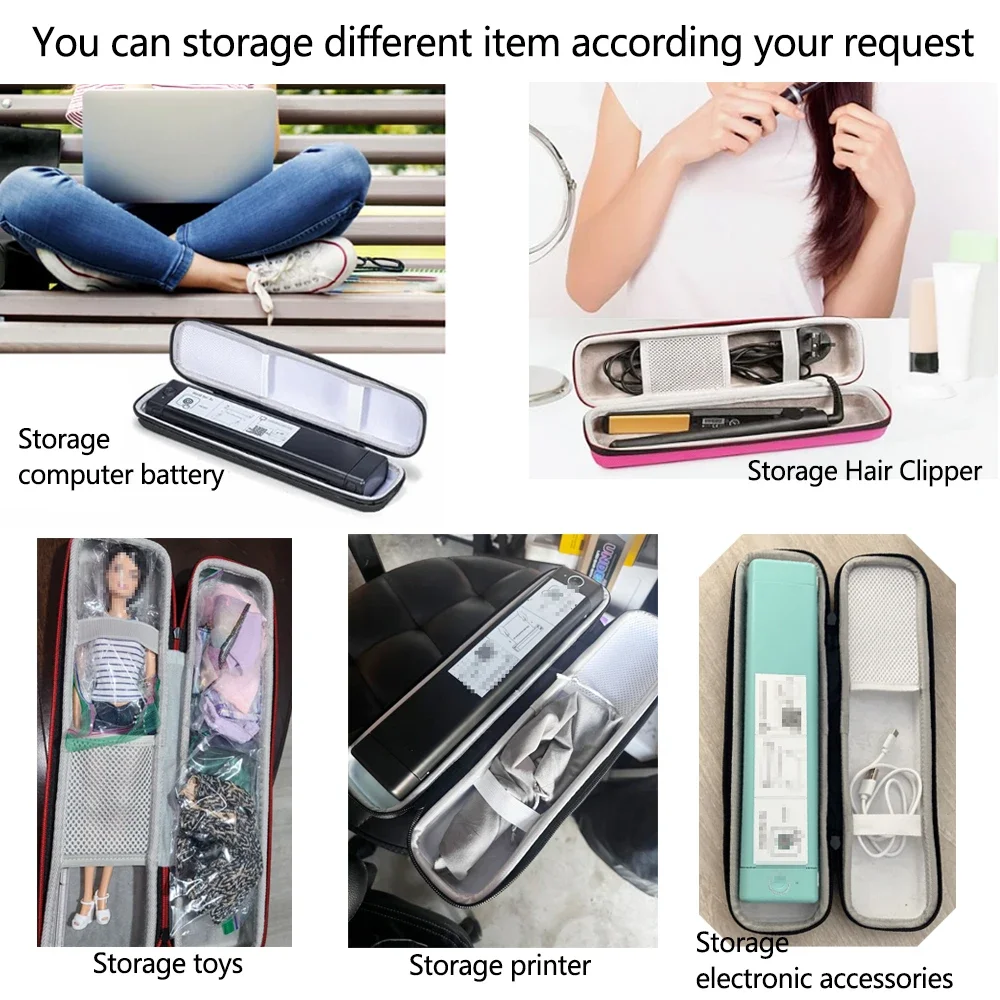 Portable Tool Case Drill Tools Kit Hair Clipper Storage Bags Pen Zipper Bag For Cosmetic Organizer Travel Outdoor Accessories 4