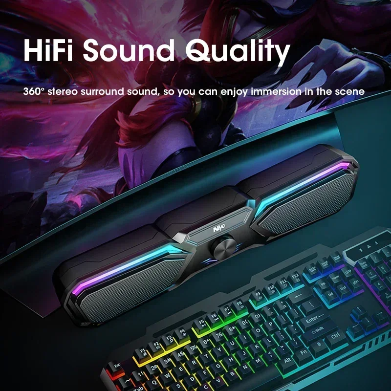 4D Surround Speaker Dual Speakers Dual Diaphragm Wireless Bluetooth USB Power Supply High-quality Portable Speaker Music Box