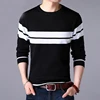 Autumn Winter Casual Loose Vintage Striped Sweaters Man Long Sleeve All Match Pullover Male Keep Warm Fashion Gentmen Clothes 2