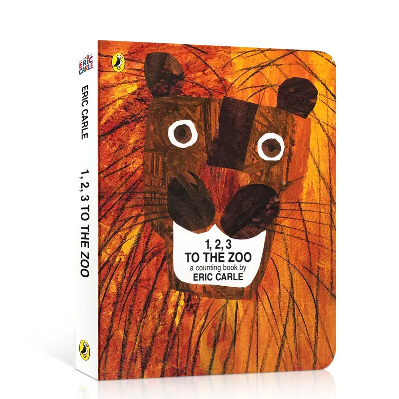 

Milu Original English Gift Audio Eric Carle Picture Book 1,2,3 To The Zoo: A Counting Board Dear Zoo