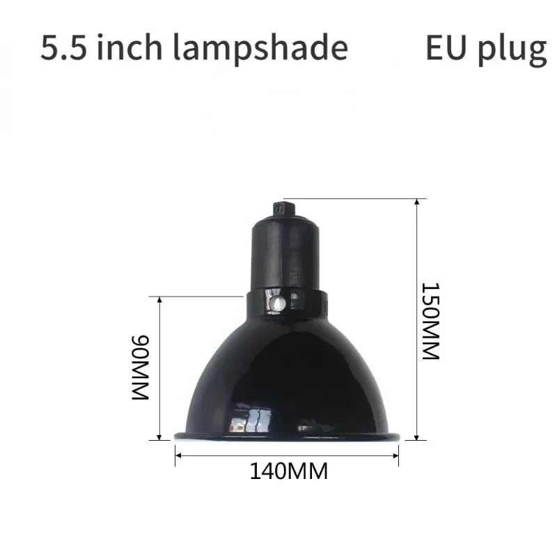 Nomoy Reptile 5.5/8.5/10 Inch Deep Dome Lampshade Pet Snakes Lizards Geckos Terrariums Anti-scald Protective Shade Light Fixture