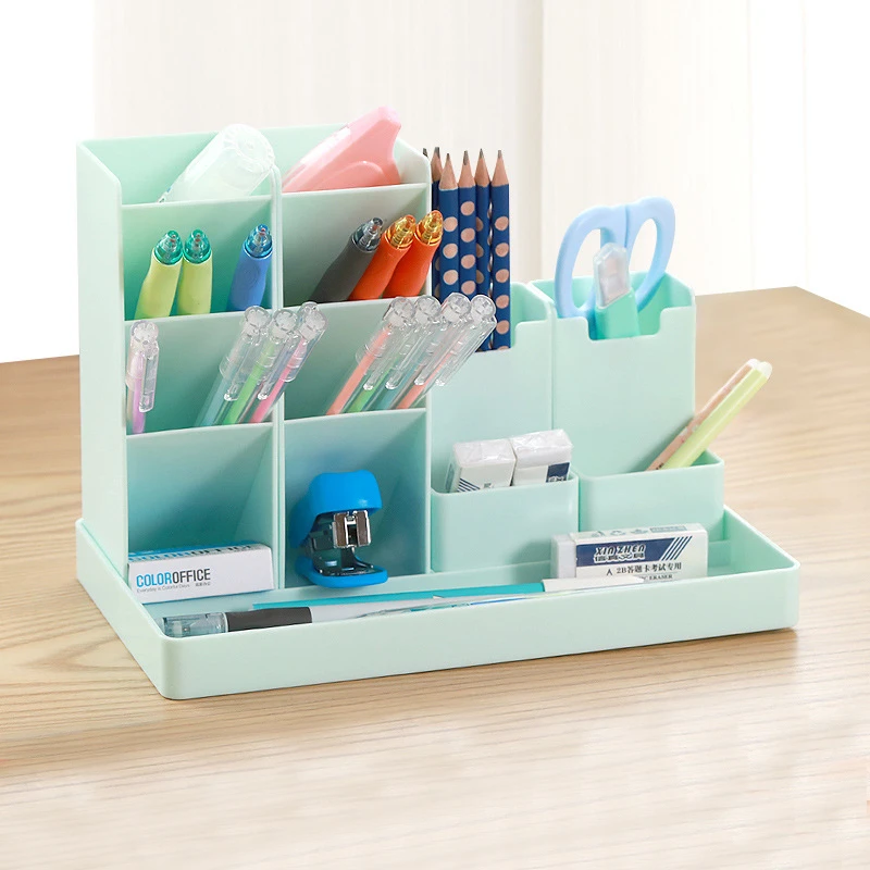 Large Capacity Cute Pen Holder Desk Accessories Pencil Storage Box