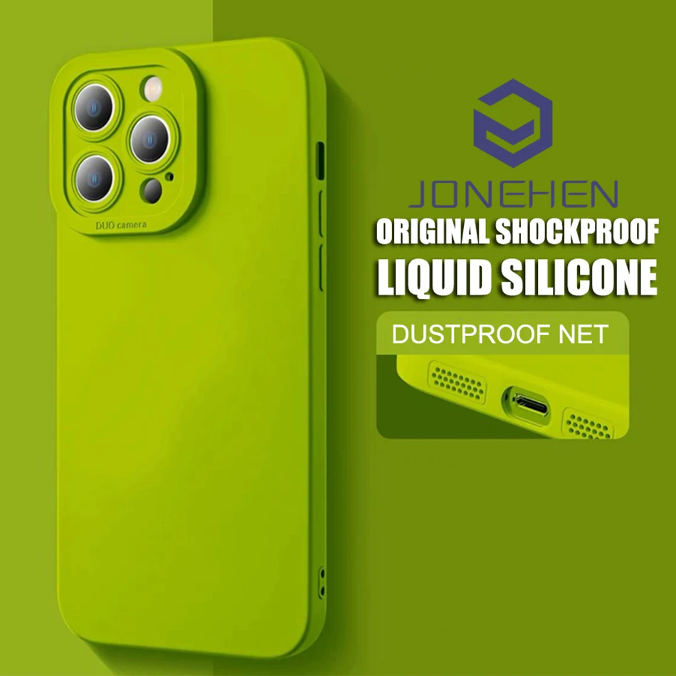 Elegant Purple Silicone Shockproof Phone Case – Soft, Durable Back Cover