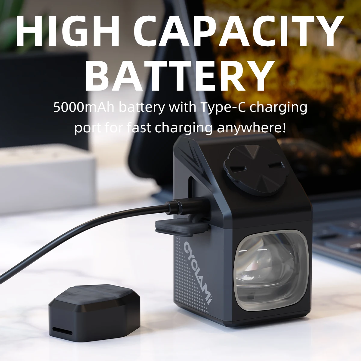 Wireless Remote Bike Light 1000LM 2