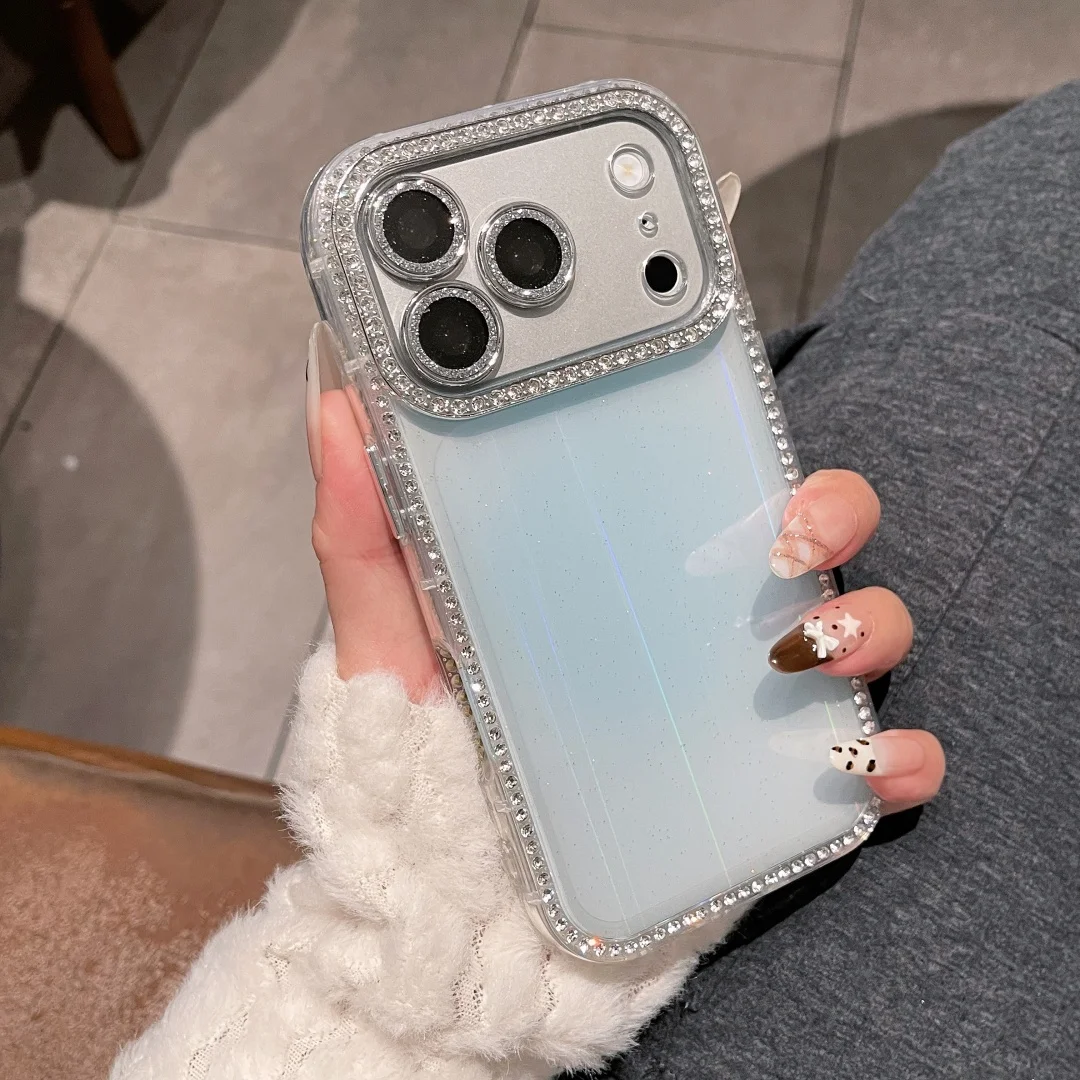 Luxury Bling Diamond-Studded Shockproof Glitter Phone Case
