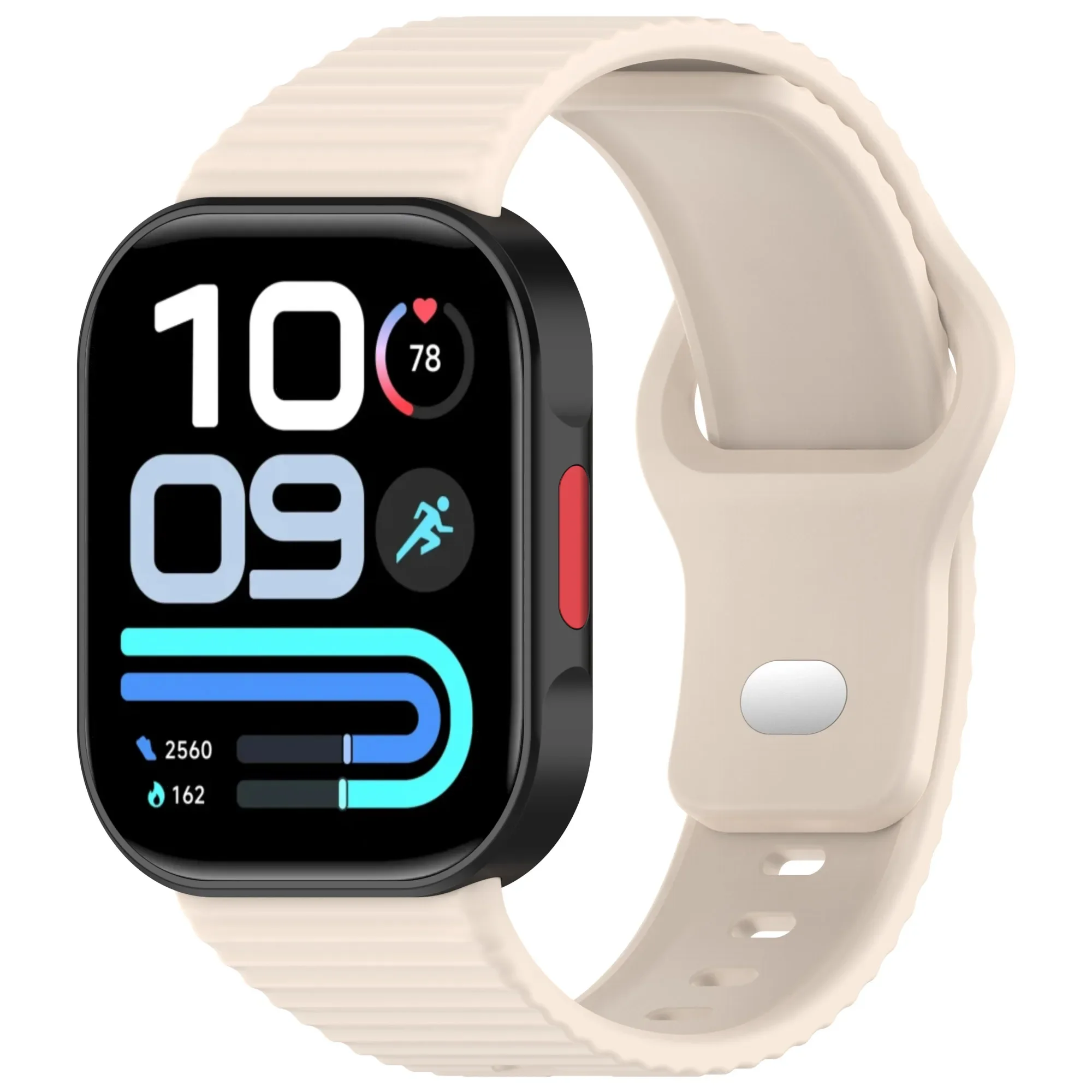 Premium Silicone Sport Strap - Comfortable Bracelet Band for Smartwatches