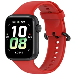 Official Silicone Sports Strap - Comfortable Breathable Wristband Bracelet Accessories for Honor Watch 5 (Red)