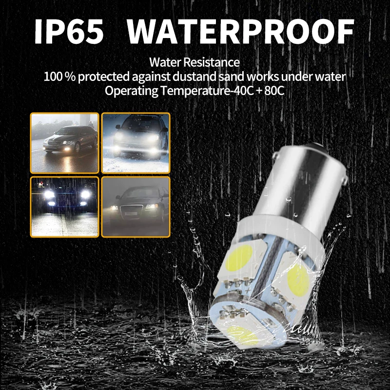 BA9S LED ڵ ȣ , 5050 5SMD ڵ ׸ ,   , ̵  Ŀ , 12V, 24V , 10 