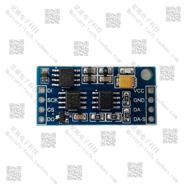 10 Bites Spi Soros Da Modul Dactlc5615 Bipoláris 5V Jobb, Mint A 8 Dac0832Pcf8591 - Image 4