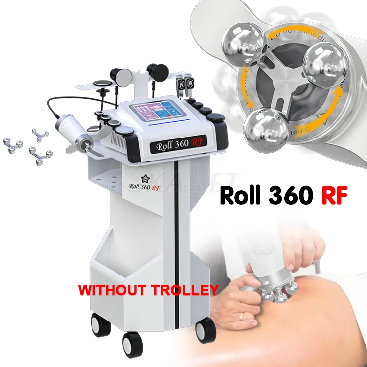 Tecar Therapy 360 Roller Rf Diatermia Ret Cet Indiba Body Slim Face Lift Machine