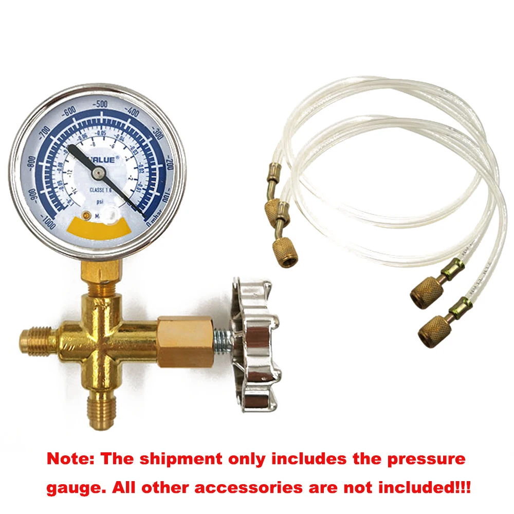 63mm 진공 게이지 압력 게이지 진공 펌프 용 정확한 공기 게이지 장비 0-14psi 다이얼 디스플레이 G1/8in 커넥터