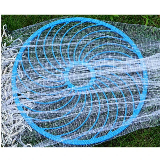 Lawaia Casting Fish Net Nylon Fishing Line Hand Cast Net Mesh Tackle for Fishing  Network Galvanized Steel Pendant Fishing Trap - AliExpress
