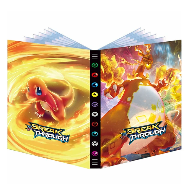 Album de Cartes Pokémon avec 9 Pochettes, 432 Cartes, Livre de Jeu