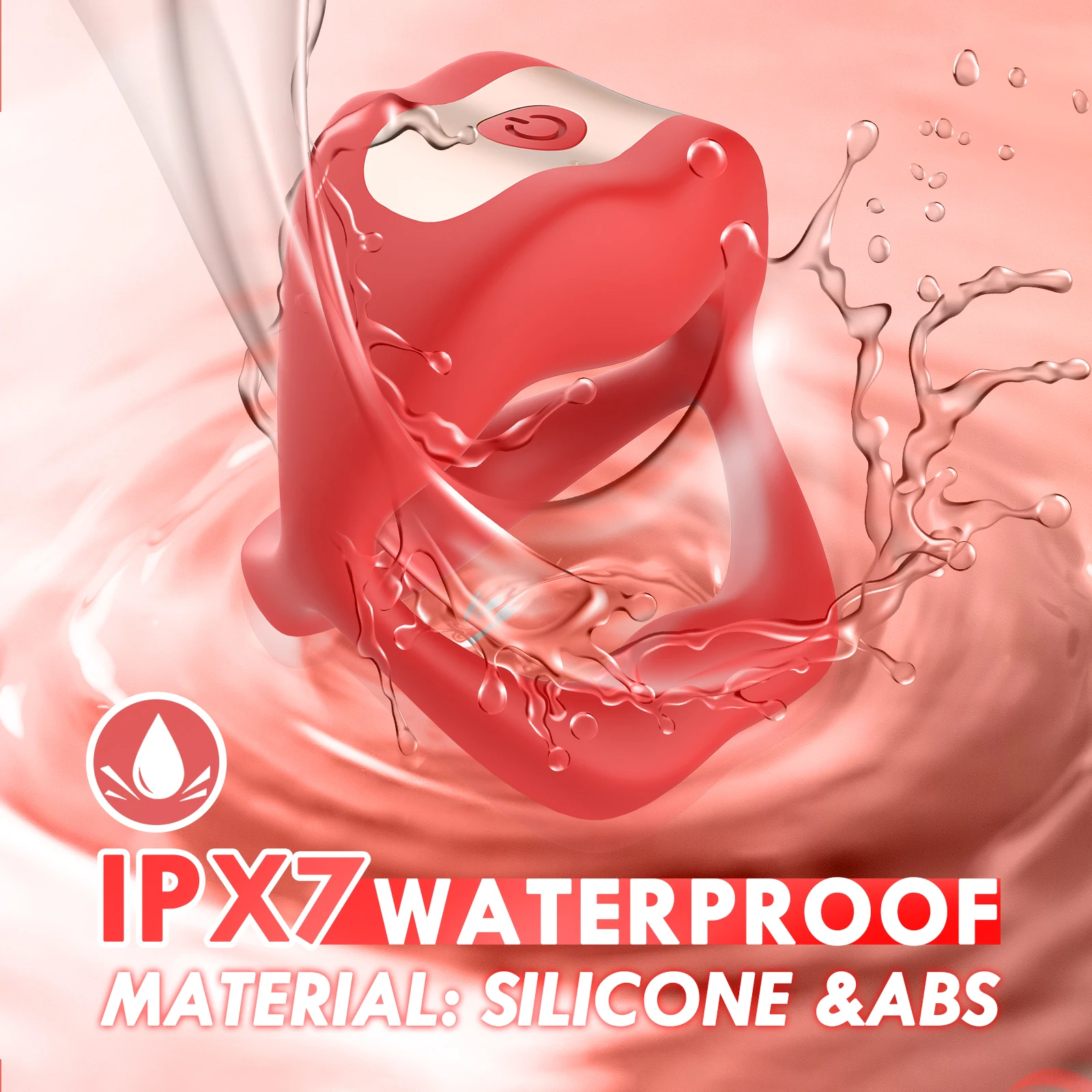 Vibrating Cock Ring for Men APP Penis Vibrator Ring Tongue Licking Scrotum Stimulation Waterproof Sex Toy for Couples