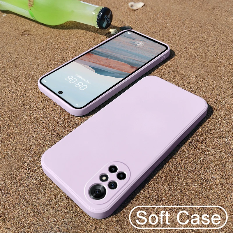 Luxury Liquid Silicone Shockproof Phone Case - Soft, Thin, and Durable Cover