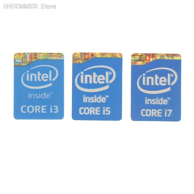 4th Generation Intel Core I3 I5 I7 Sticker Label Notebook Decoration about 2.1*1.6cm 5pcs decorative stickers,computer stickers,computer decoration
